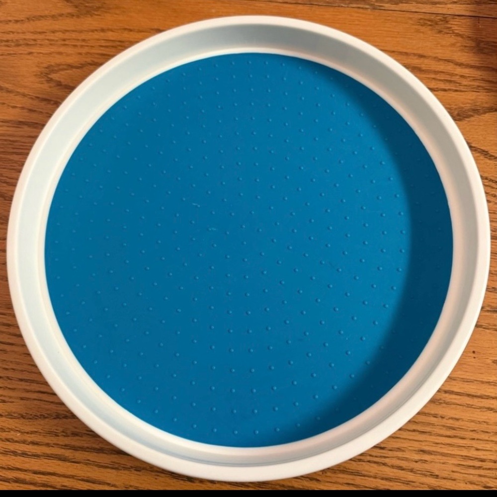 Lazy Susan turntable by Copco. It is 12 inch diameter , works as it should